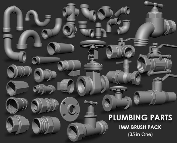 Hardsurface Environment Megapack Imm Brushes 409 All in One