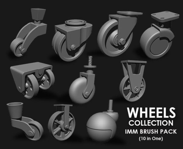 Hardsurface Environment Megapack Imm Brushes 409 All in One