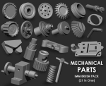 Hardsurface Environment Megapack Imm Brushes 409 All in One