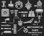 Hardsurface Environment Megapack Imm Brushes 409 All in One