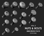 Hardsurface Environment Megapack Imm Brushes 409 All in One