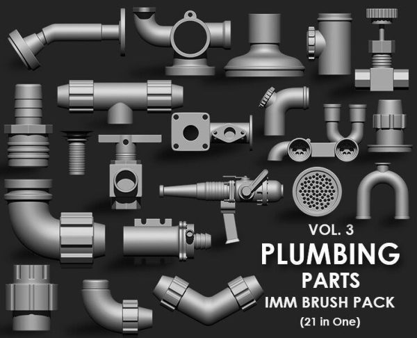 Hardsurface Environment Megapack Imm Brushes 409 All in One