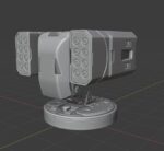 Hardsurface Sci fi Turret Design