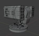 Hardsurface Sci fi Turret Design