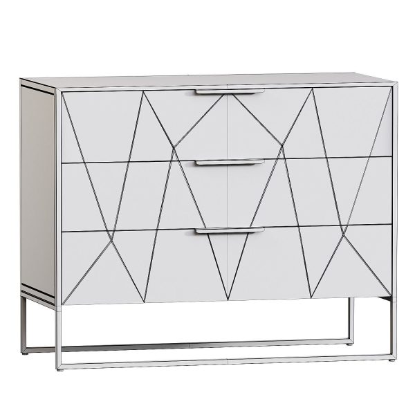 Harry Brown and Gold Chest of Drawers