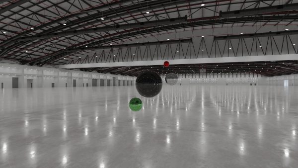 HDRI - Exhibition Hall Interior 8 - 16384x8192