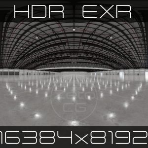 HDRI - Exhibition Hall Interior 8 - 16384x8192