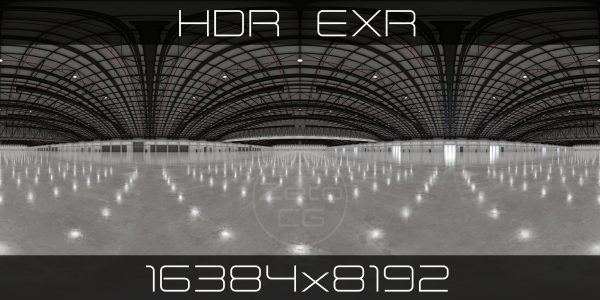 HDRI - Exhibition Hall Interior 8 - 16384x8192