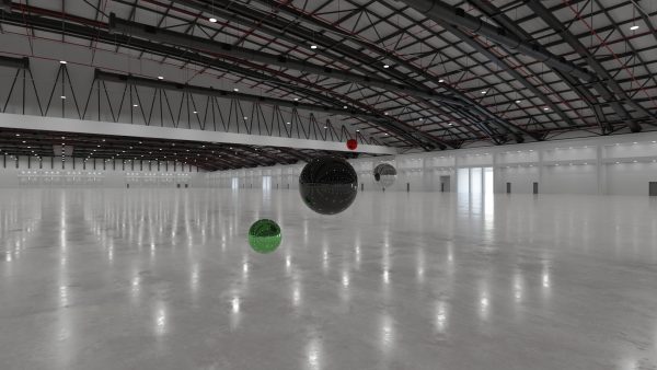 HDRI - Exhibition Hall Interior 8 - 16384x8192