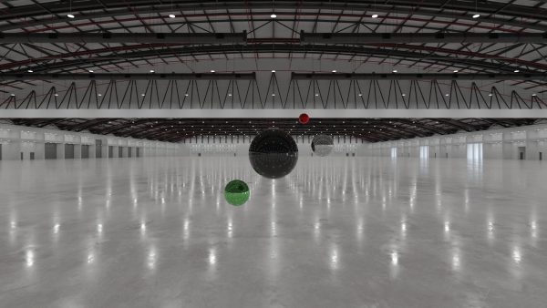 HDRI - Exhibition Hall Interior 8 - 16384x8192