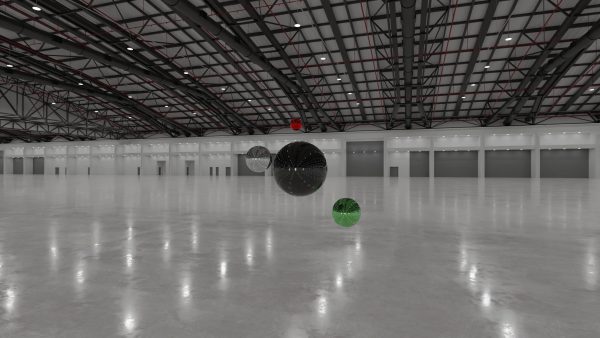 HDRI - Exhibition Hall Interior 8 - 16384x8192