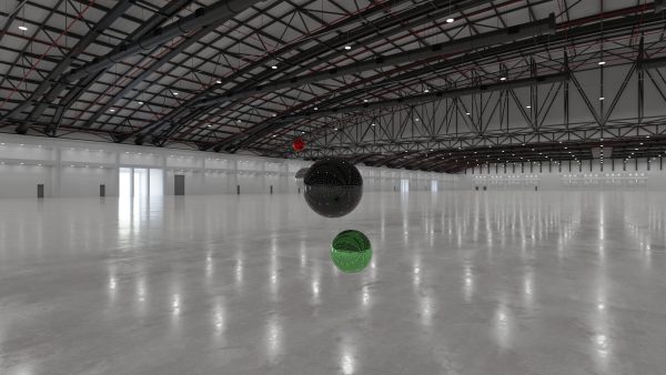 HDRI - Exhibition Hall Interior 8 - 16384x8192