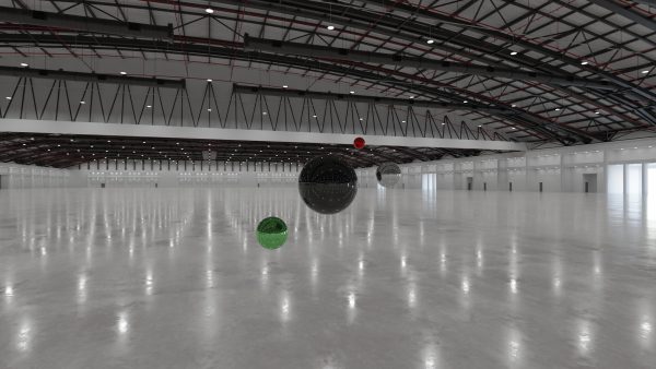 HDRI - Exhibition Hall Interior 8 - 16384x8192