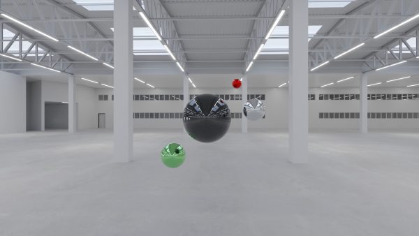 HDRI - Industrial Warehouse Interior 2 - 16384x8192