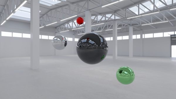 HDRI - Industrial Warehouse Interior 2 - 16384x8192