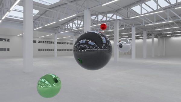 HDRI - Industrial Warehouse Interior 2 - 16384x8192