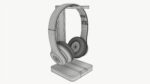 Headset Stand with Headphone