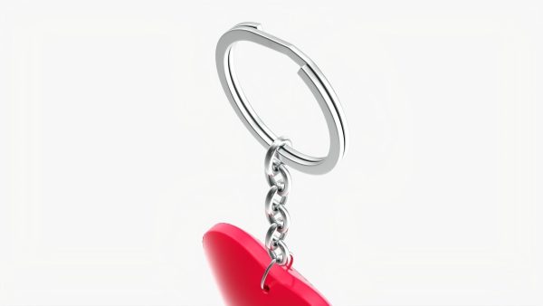 Heart shaped keychain 01