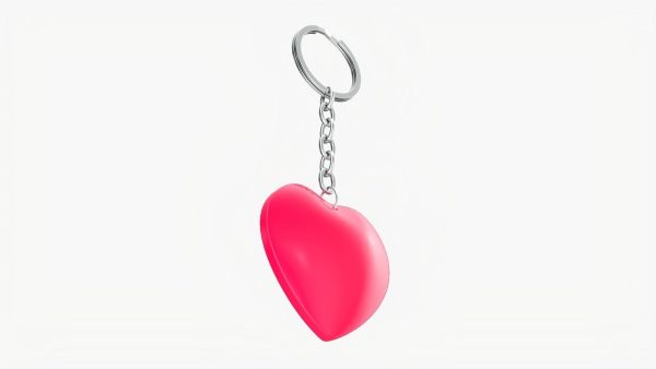 Heart shaped keychain 01