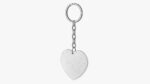 Heart shaped keychain 01