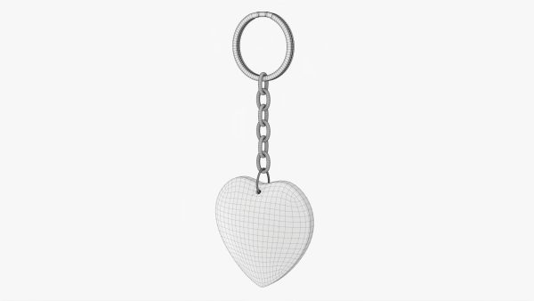 Heart shaped keychain 01