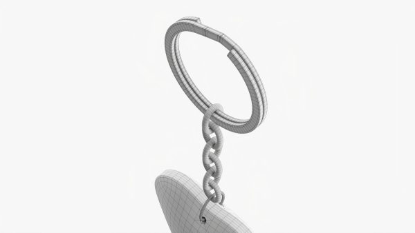 Heart shaped keychain 01