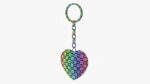 Heart shaped keychain 01