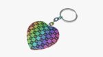Heart shaped keychain 02