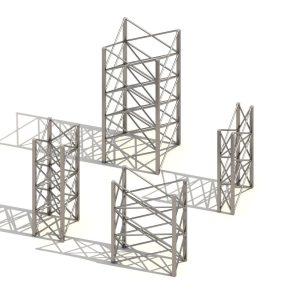 Heavy Duty Steel Industrial Columns