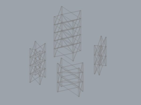Heavy Duty Steel Industrial Columns