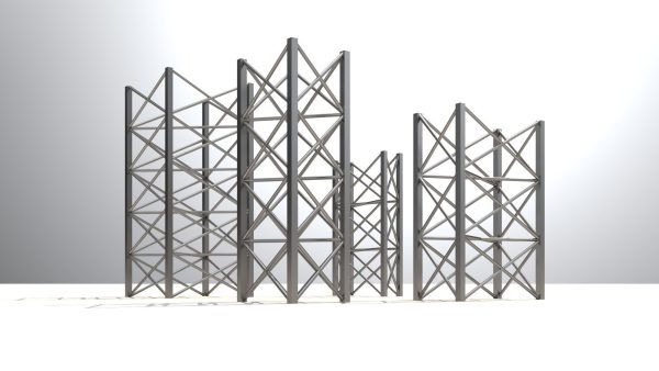 Heavy Duty Steel Industrial Columns