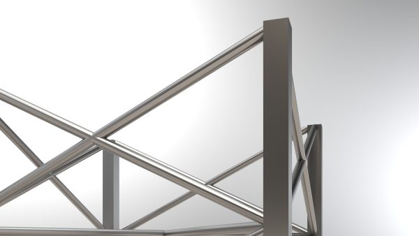 Heavy Duty Steel Industrial Columns