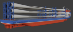 Heavy Load Carrier Ship 3D model
