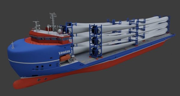 Heavy Load Carrier Ship 3D model