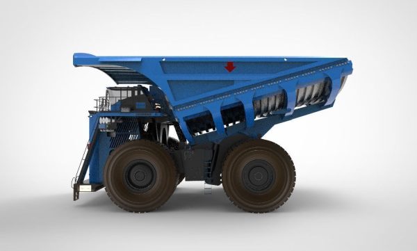 heavy mining truck
