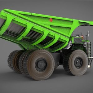 heavy mining truck