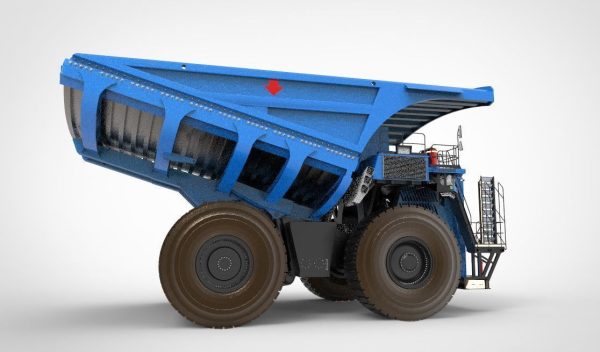 heavy mining truck