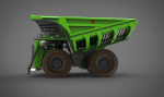 heavy mining truck