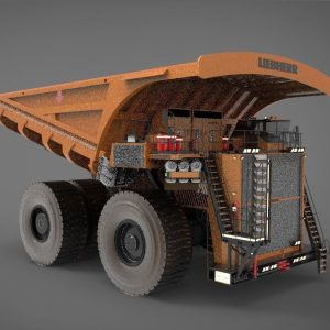 heavy mining truck