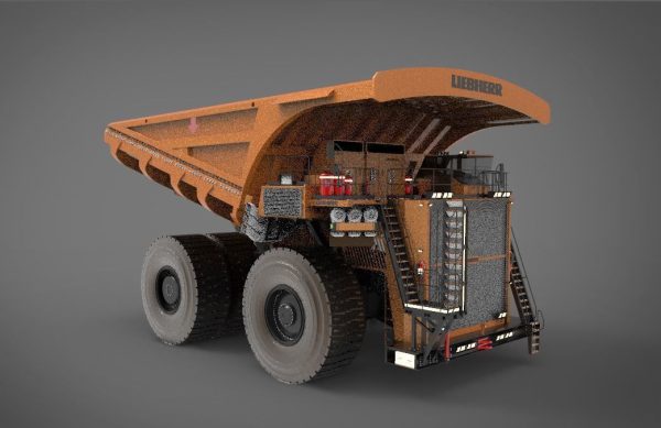 heavy mining truck