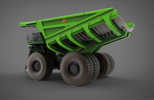 heavy mining truck