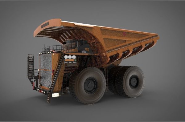 heavy mining truck