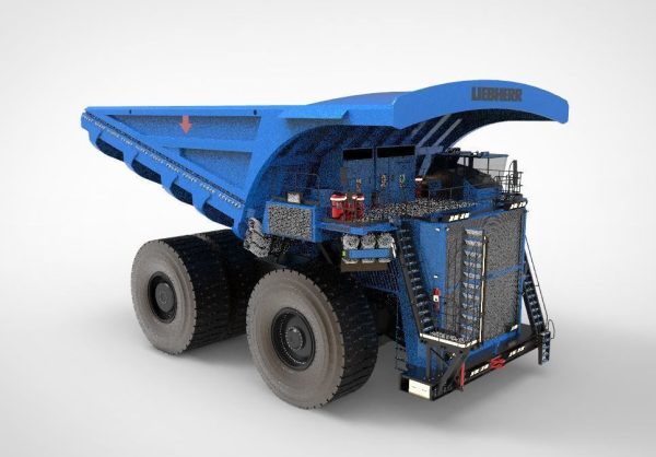 heavy mining truck