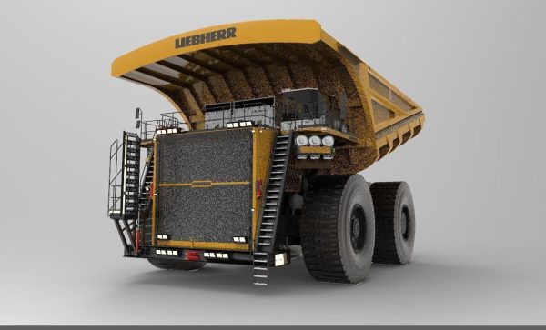 heavy mining truck