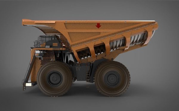 heavy mining truck