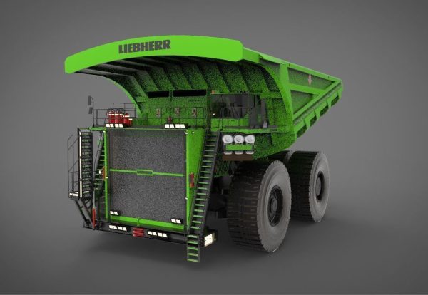 heavy mining truck
