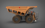 heavy mining truck