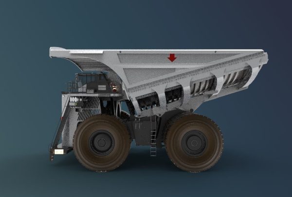 heavy mining truck