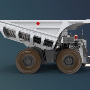 heavy mining truck