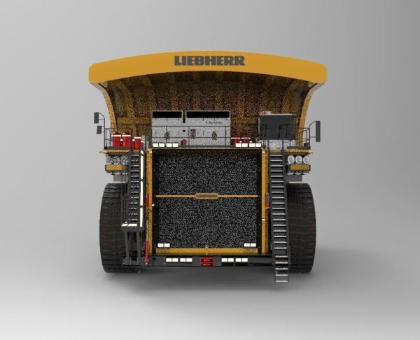 heavy mining truck